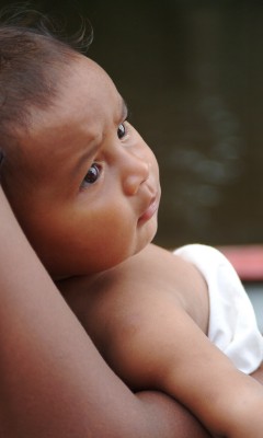 Siona Child, Cuyabeno Reserve, Amazon