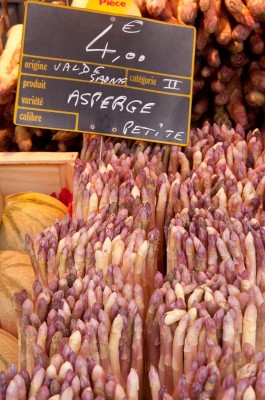 Asparagus at a Farmers' Market, Burgundy