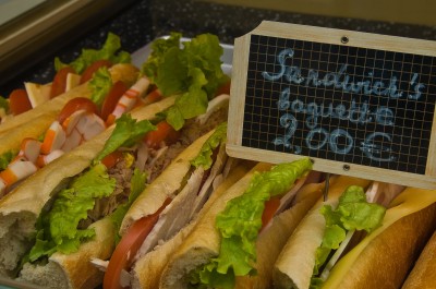 Baguette Sandwiches, Paris