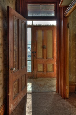 Front Entrance, Cain House, Bodie