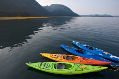 Kayaks Near Admiralty Island, Alaska