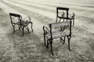 Lawn Chairs, Trinity College, Oxford, England