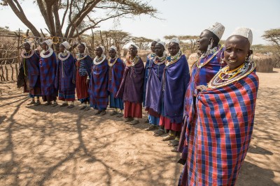 Dancing Maasai Women, Tanzania