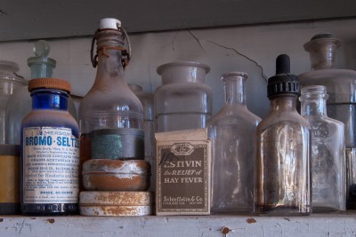 Medicine Bottles, Boone General Store, Bodie