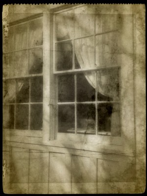 Historic Papini House Window, Coloma