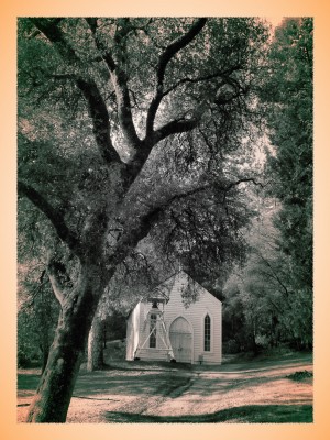 St. Johns Church Coloma Antique Look