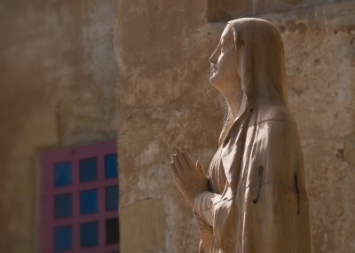 Madonna Statue, Mission Carmel